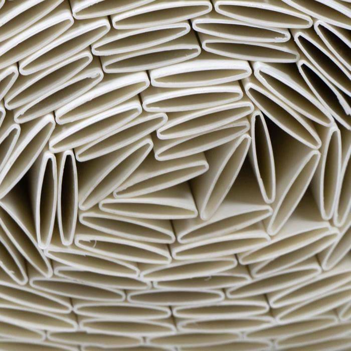 NATURE Dubbelzijdig PVC Rietenscherm - 1 x 3 m - 1600 g/m² - Opaciteit 4/5 - UV Bestendig - Wit-1