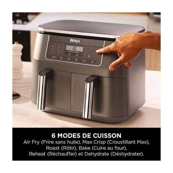 NINJA Airfryer - Foodi MAX DualZone - 7,6L - DZ300EU-1
