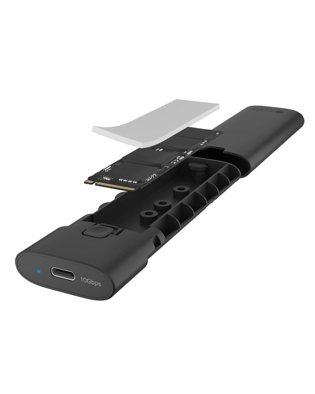 Go. IcyBox Spade Case 1806 NVMe M.2 USB 3.2 Gen 2 Type-C-1