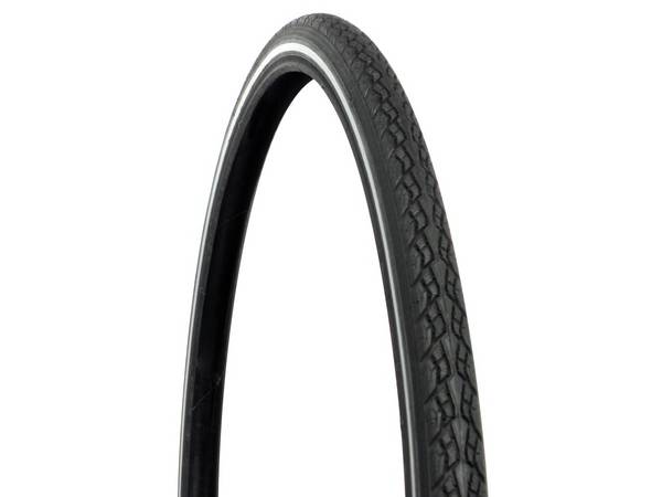 Dresco Anti-Lek Buitenband Metro Elite 28x1 5/8x 1 3/8 (37-622) Reflectie Zwart