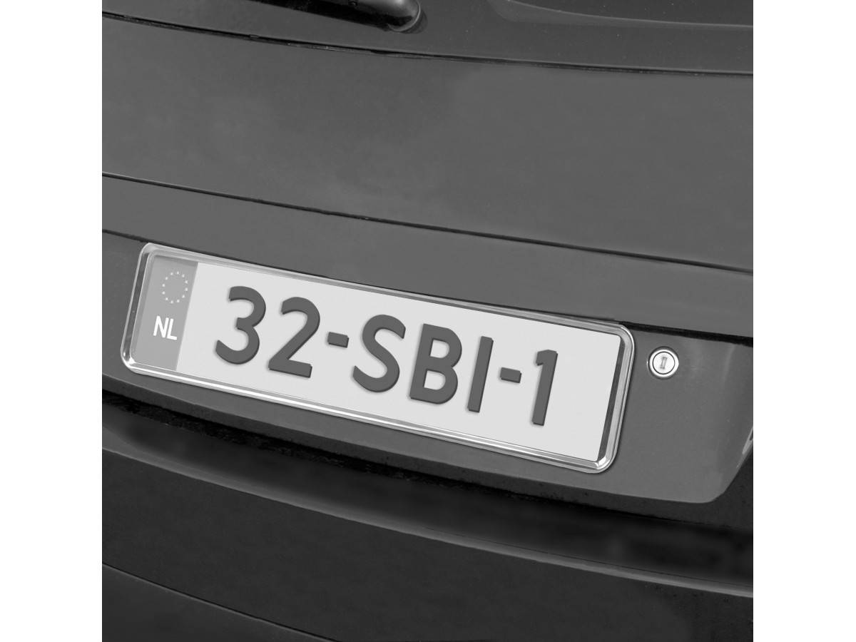 Carpoint Kentekenplaathouder Roestvrij Staal-0