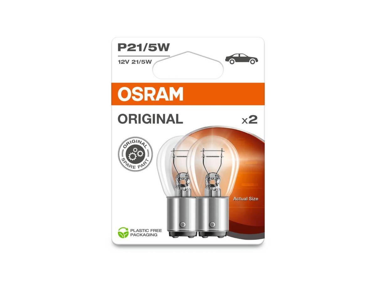 Osram Original Line Autolampen P21/5W 2 Stuks-0