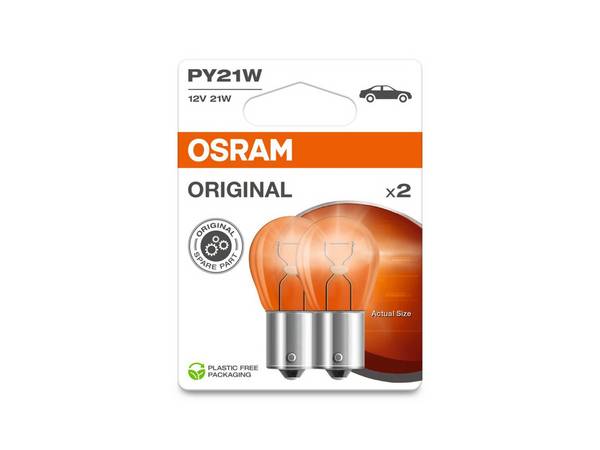 Osram Original Line Autolampen PY21W 12V 2 Stuks