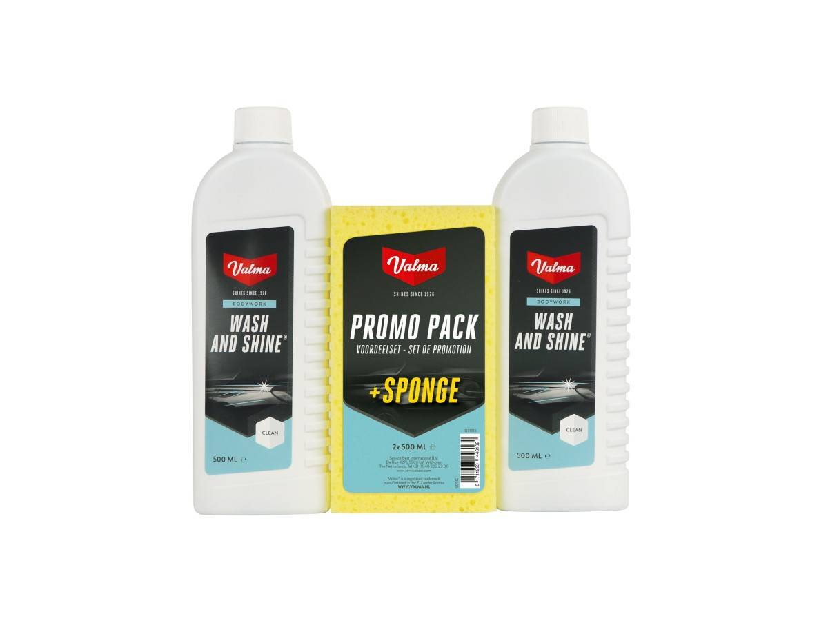 Valma S05G Wash and Shine + Spons 2x500ml-0