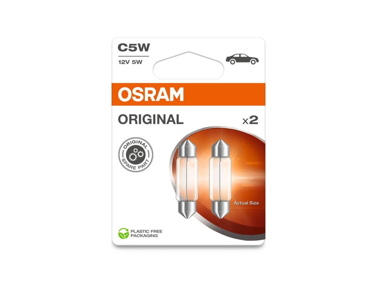 Osram Original Line Autolampen C5W 12V 2 Stuks-0