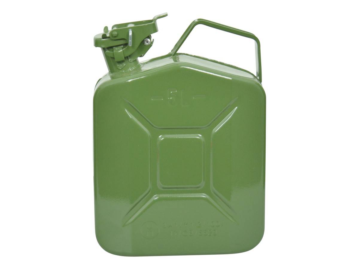 Carpoint Benzinekan 5 Liter Groen Metaal UN-keur-0
