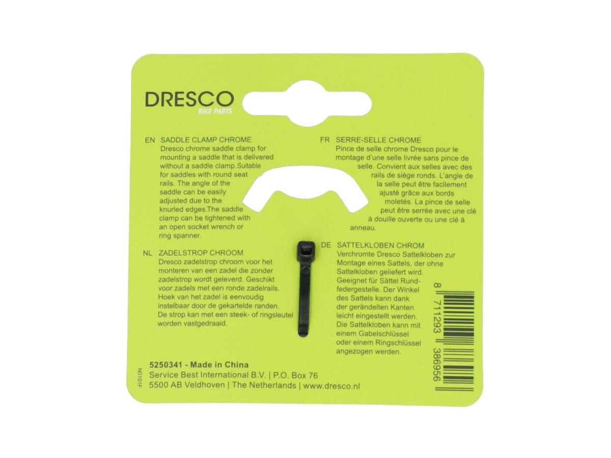 Dresco Zadelstrop Chroom-0
