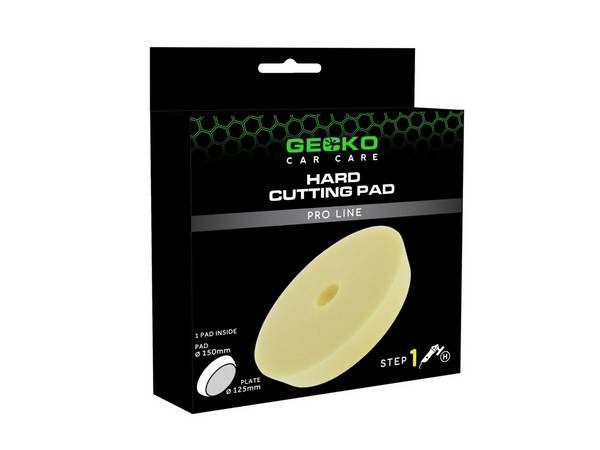 Gecko Polijstpad Hard Geel 150mm