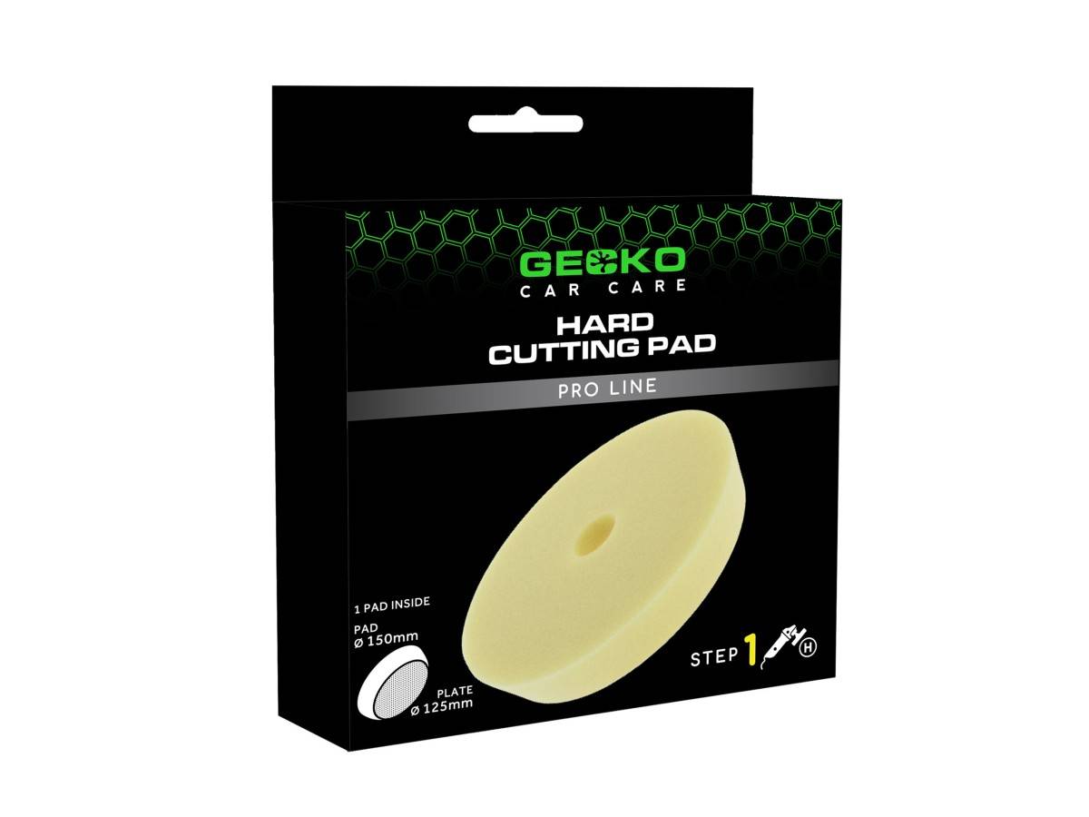 Gecko Polijstpad Hard Geel 150mm-0