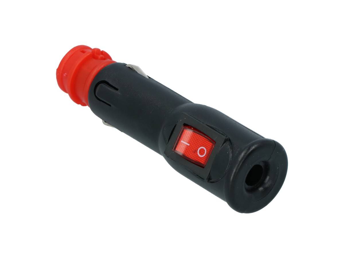 Carpoint 12/24V Aanstekerplug Aan/Uit Schakelaar 8A-0