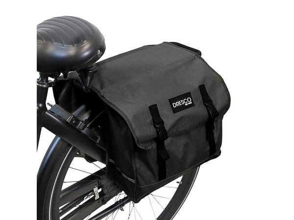 Dresco Dubbele Fietstas Basic Zwart 30 Liter