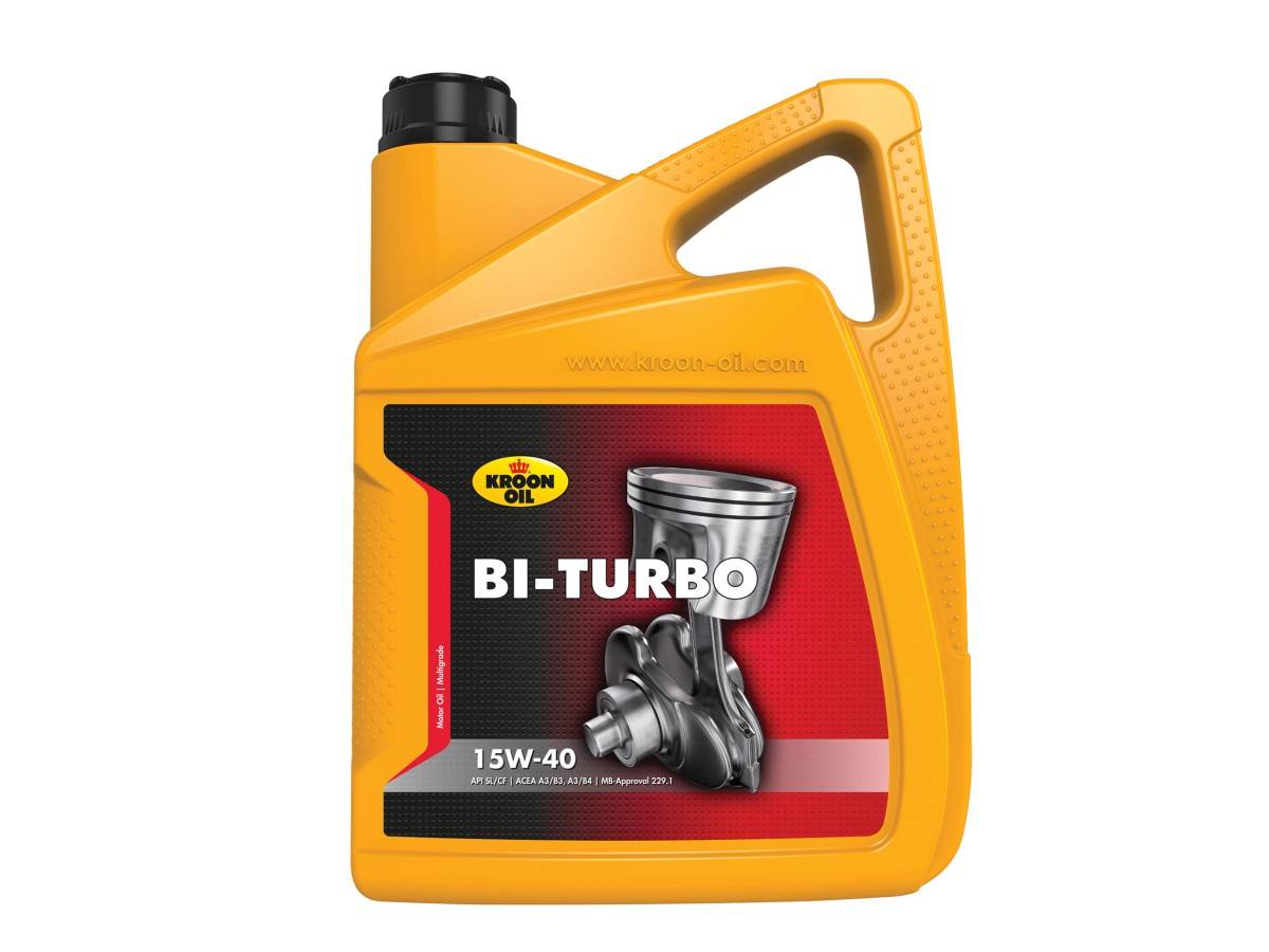 Kroon-Oil 00328 Bi-Turbo 15W-40 5 Liter-0