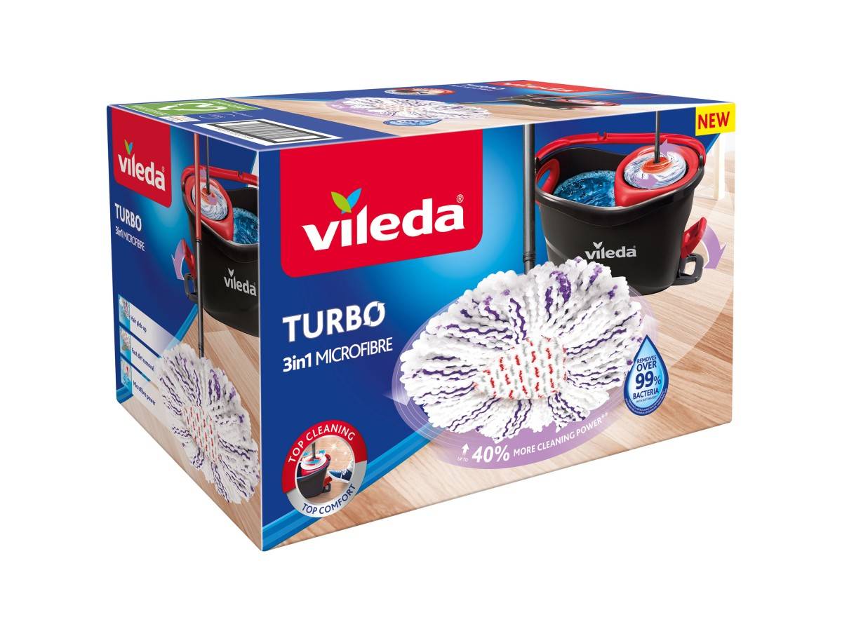 Vileda Turbo 3in1 Vloerreinger Set-0