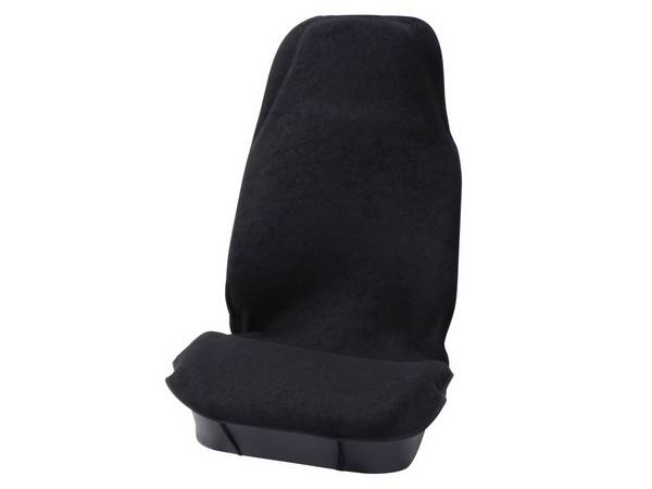 Carpoint Badstof Stoelhoes Terry Zwart