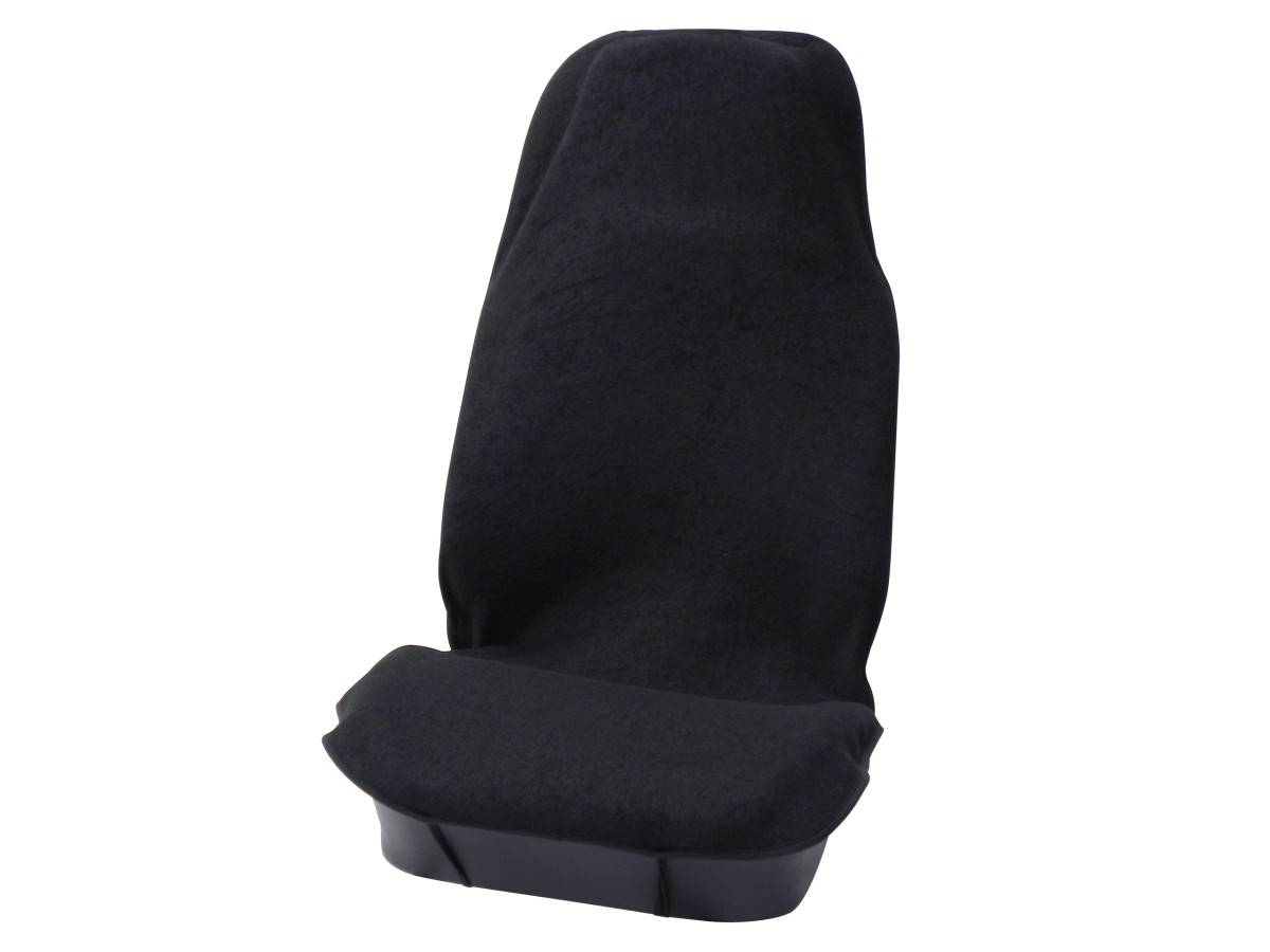 Carpoint Badstof Stoelhoes Terry Zwart-0