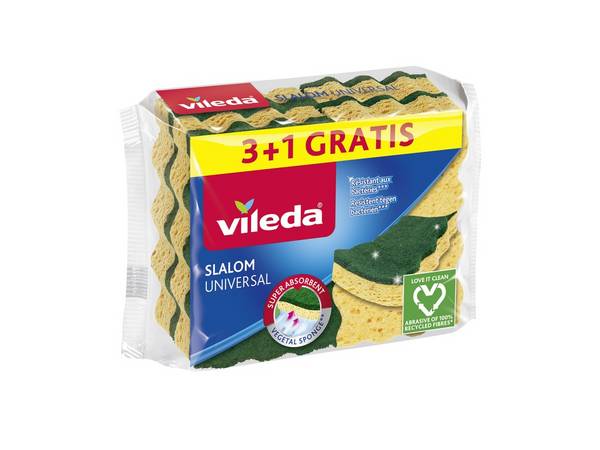 Vileda Schuurspons Slalom Universal 3+1