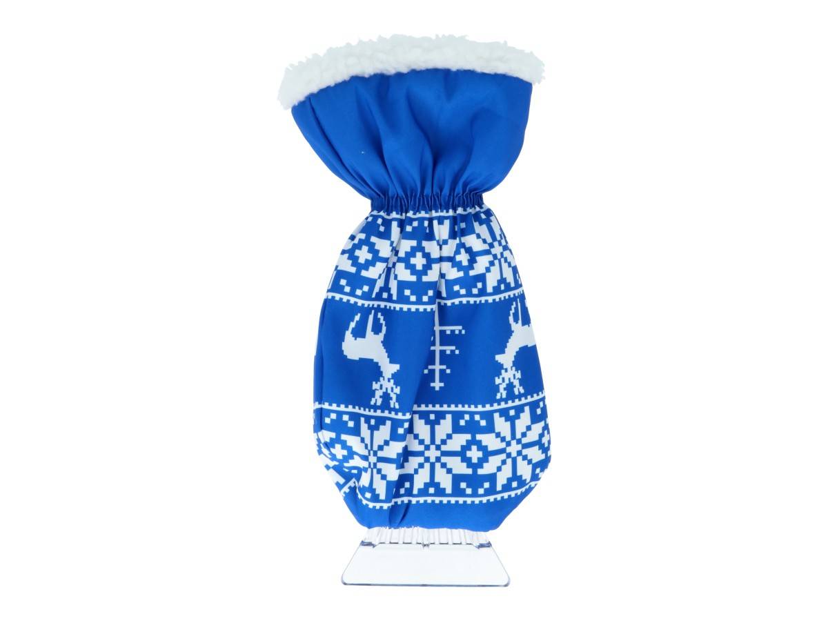 Carpoint IJskrabber met Handschoen Blauw+Print-0
