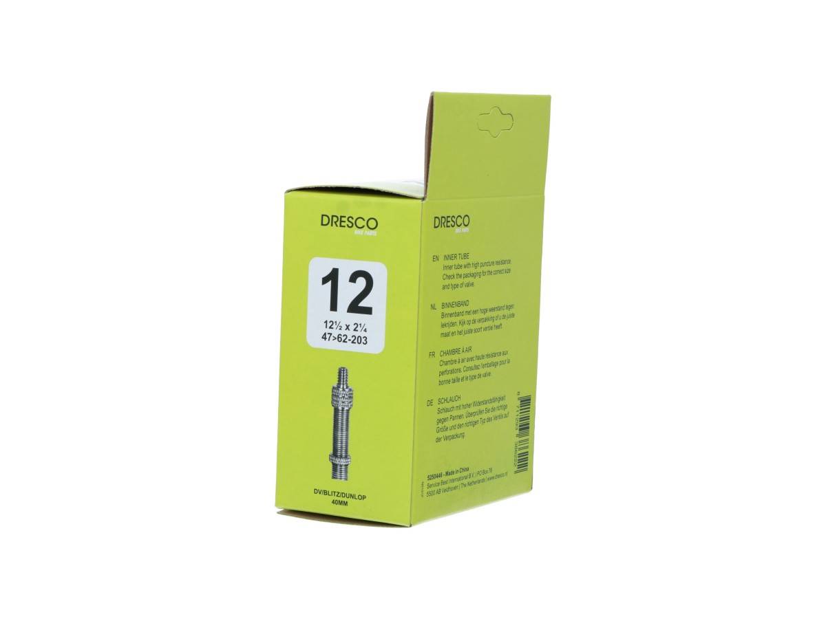 Dresco Binnenband 12 x1 1/2 x 2 1/4 (47/62-203) Dunlop 40mm-0
