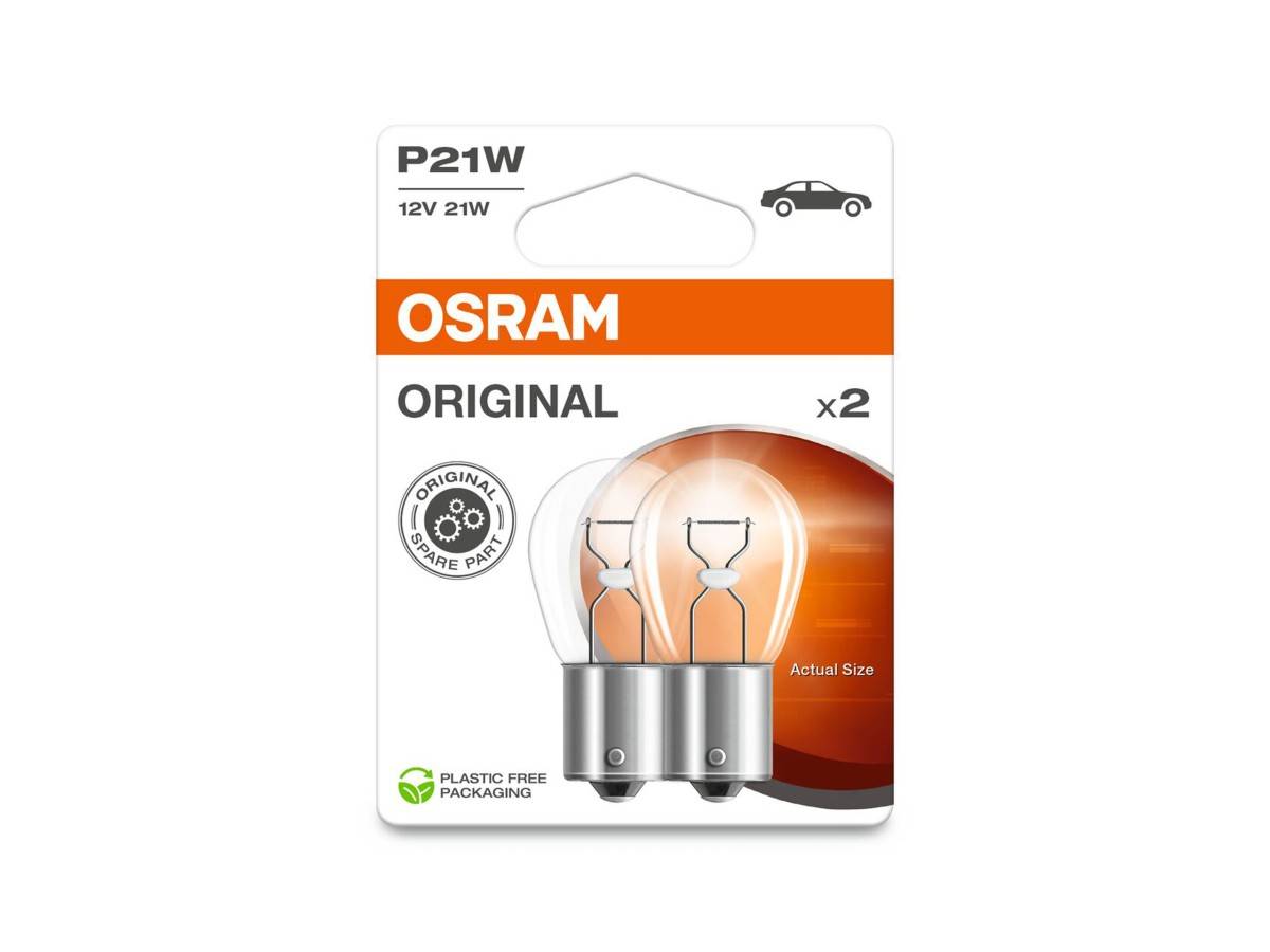 Osram Original Line Autolampen P21W 12V 2 Stuks-0