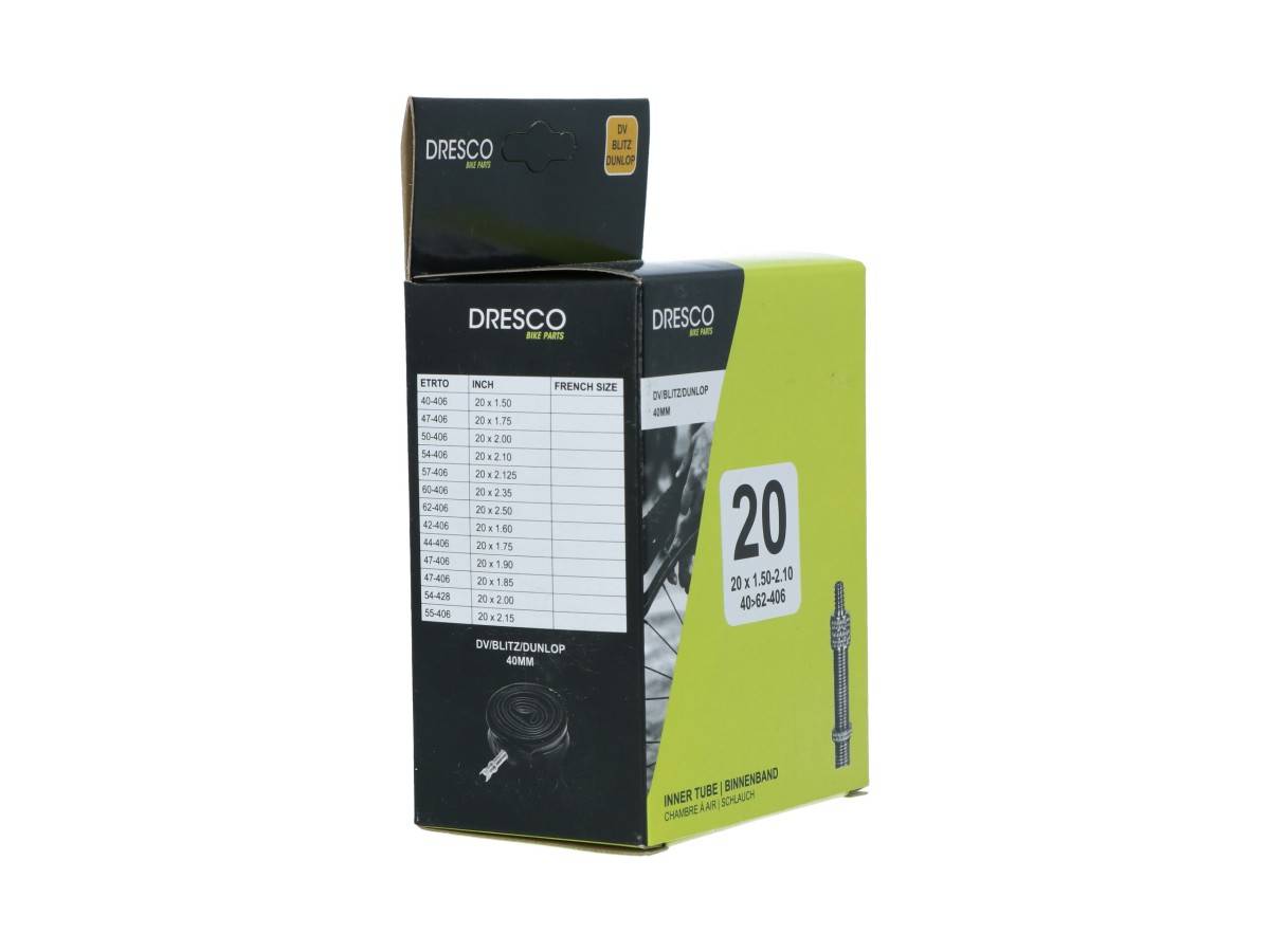 Dresco Binnenband 20 x1.50-2.50 (40/62-406) Dunlop 40mm-0