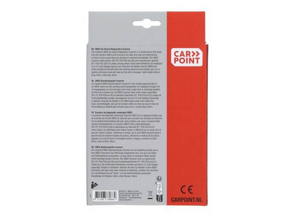 Carpoint OBD2 Boordcomputer Scanner