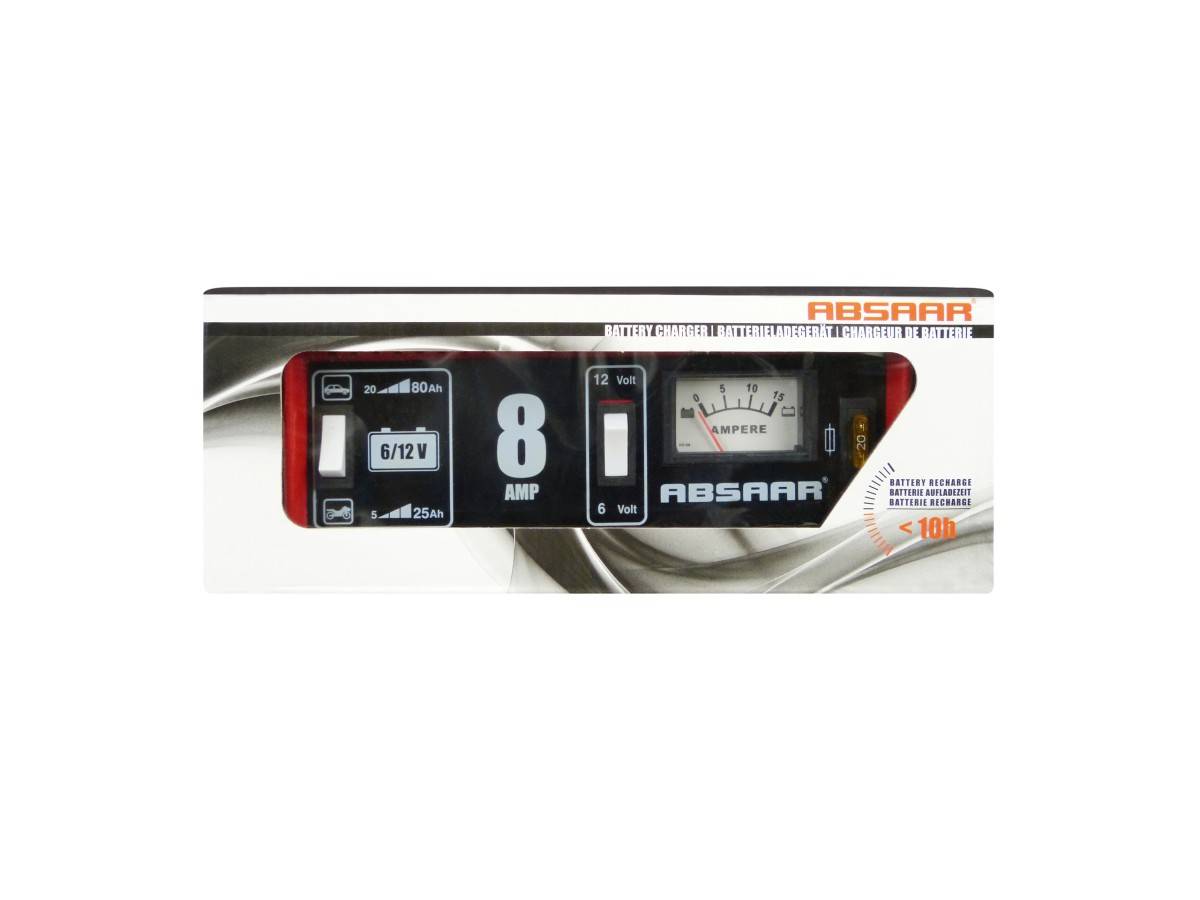 Absaar Acculader 6/12V 8A-0