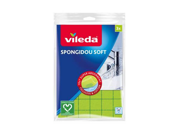 Vileda Spongidou Groen 3 Stuks