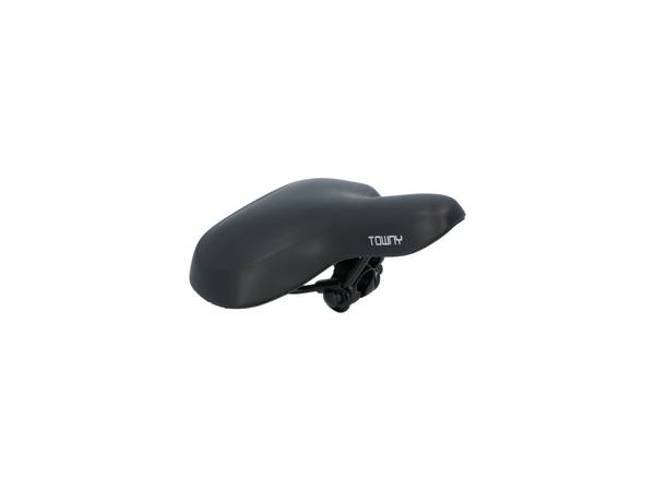 Dresco Fietszadel Towny Memoryfoam Zwart