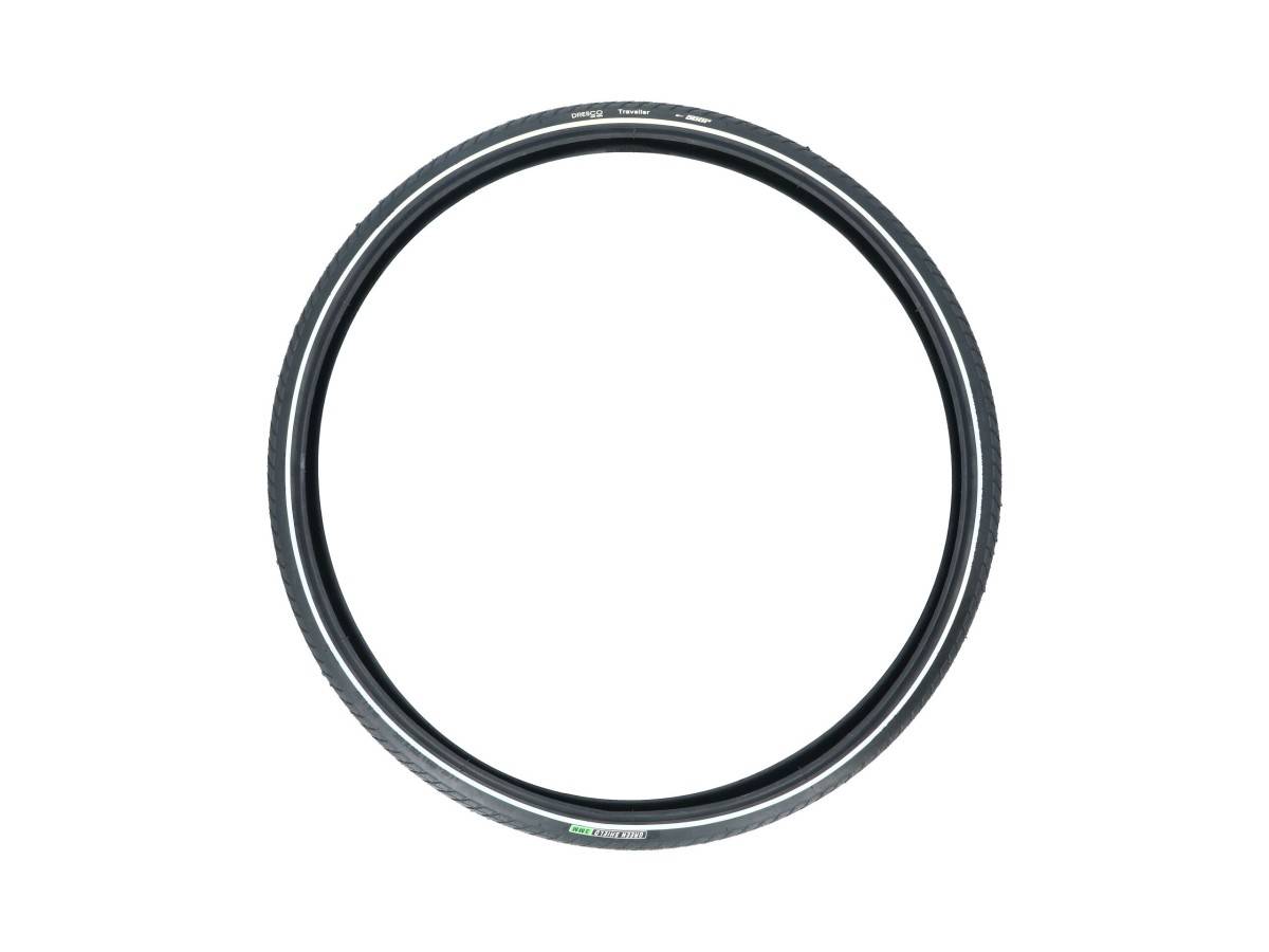 Dresco Anti-Lek Buitenband Traveller 28 x 1.60 (42-622) Reflectie Zwart-0