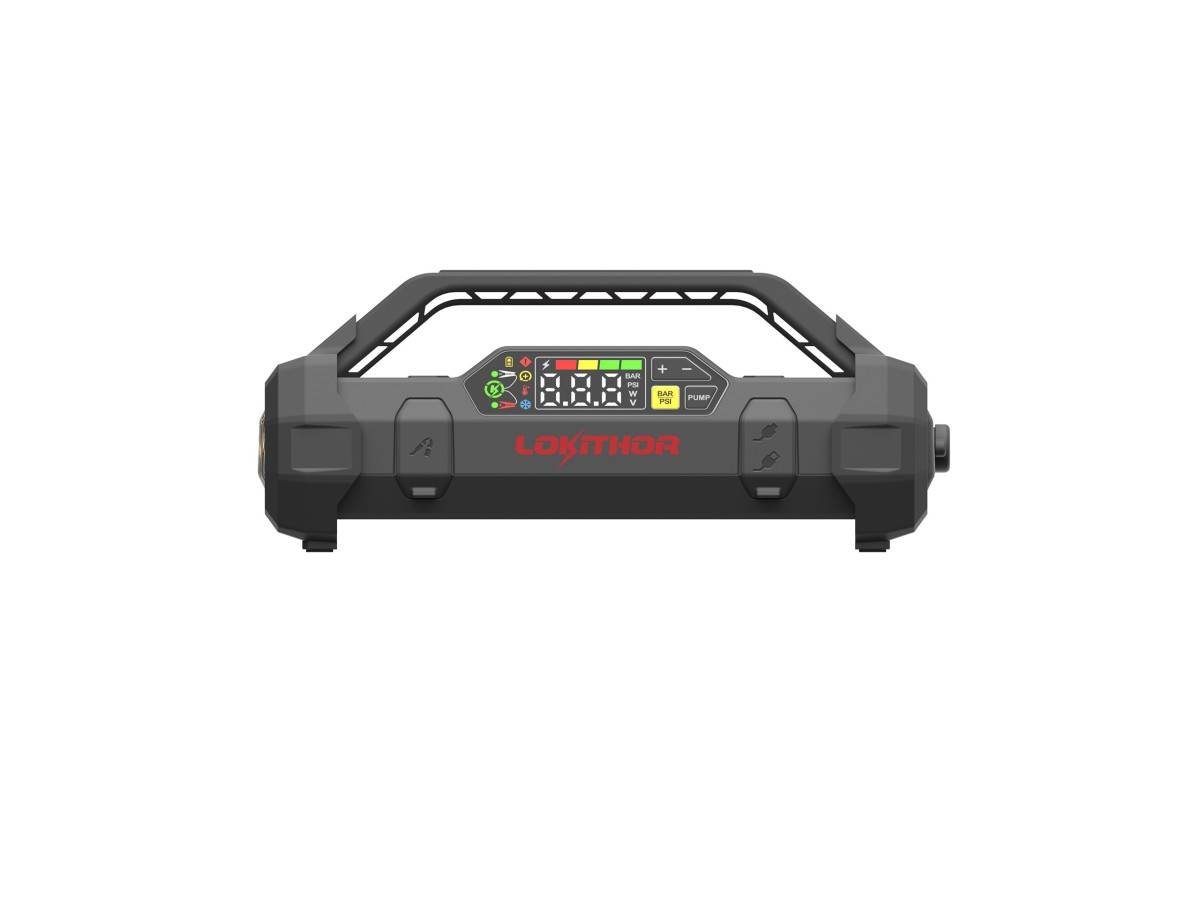 Lokithor Jumpstarter JA301 PRO + Luchtcompressor 12V 2500A-0