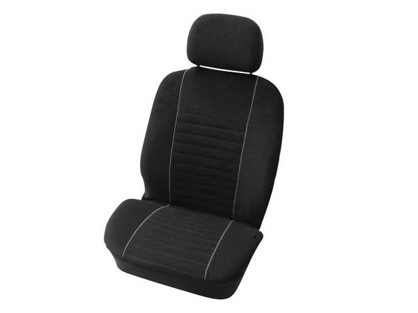 Carpoint Stoelhoesset Voor Suede 4 Delig Zwart