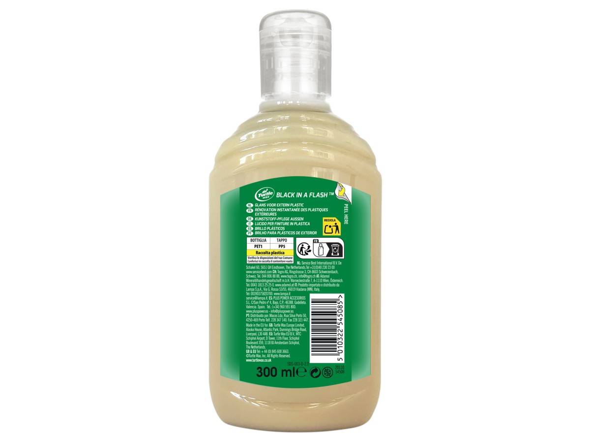 Turtle Wax 54508 Black in A Flash Gel 300ml-0