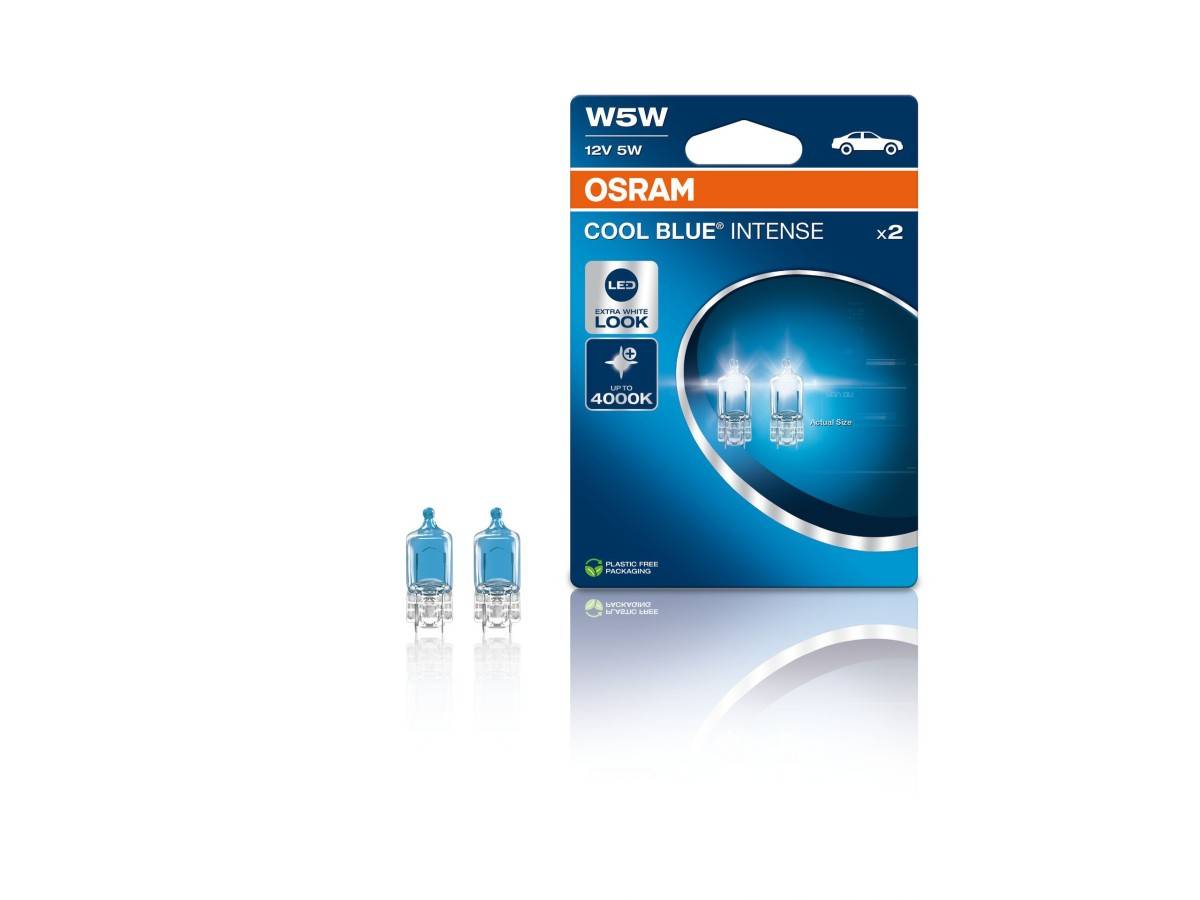 Osram Cool Blue Intense Autolampen W5W 12V 5W 2 Stuks-0