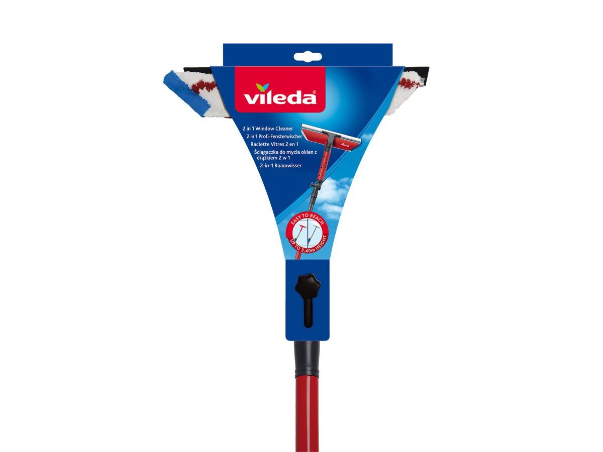 Vileda Raamwisser 2in1 + Steel-0
