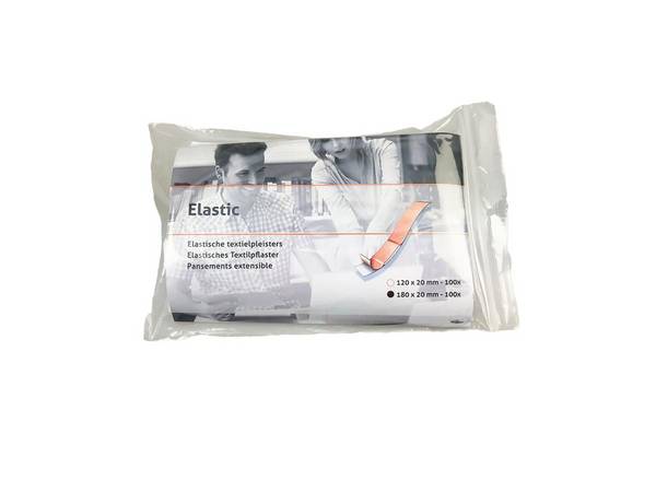 Bevaplast Lange vinger pleisters Elastisch 180x20mm 100 stuks