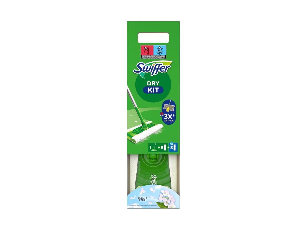 Swiffer Vloerreiniger Starterskit met 8+3 navullingen-0