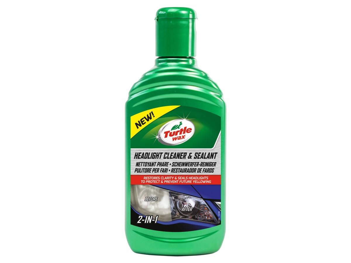 Turtle Wax 53168 Headlight Cleaner & Sealant 300ml-0
