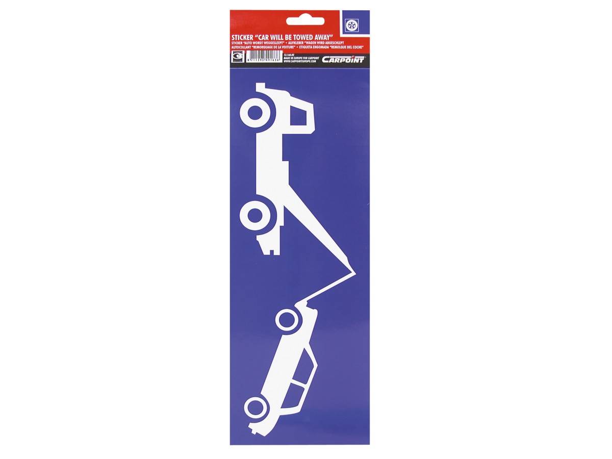 Carpoint Sticker Wegsleepregeling 33,5x14cm-0