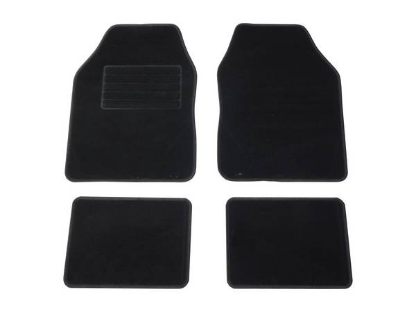 Carpoint Automattenset Universeel Malibu Zwart