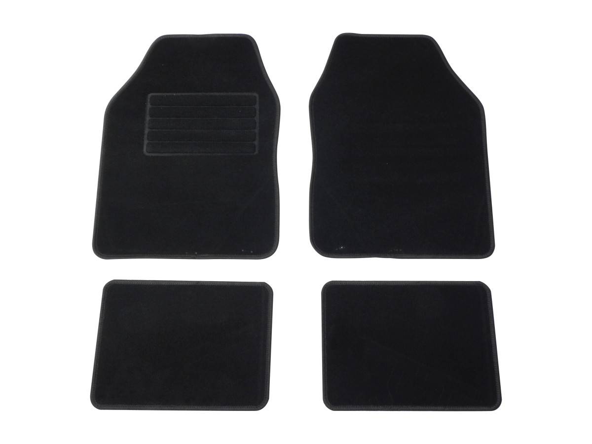 Carpoint Automattenset Universeel Malibu Zwart-0