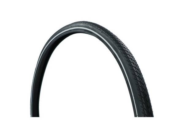 Dresco Anti-Lek Buitenband Traveller 28x1 5/8x 1 3/8 (37-622) Reflectie Zwart