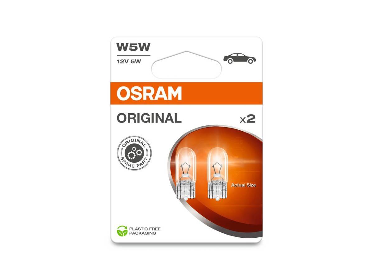 Osram Original Line Autolampen W5W 12V 2 Stuks-0