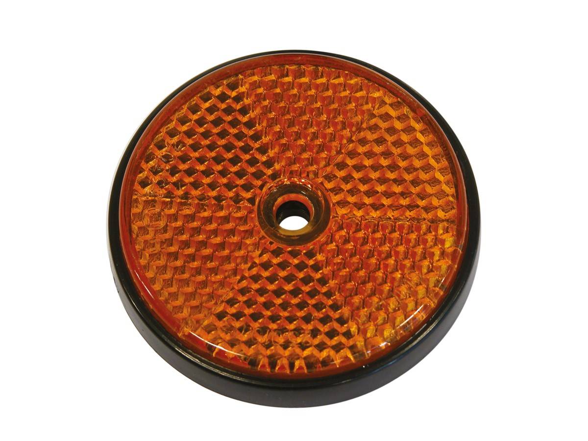 Carpoint Reflectoren Rond Ø 70mm Oranje 2 Stuks-0