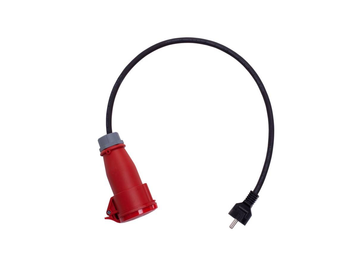 Verloopkabel CEE Rood > Schuko-0