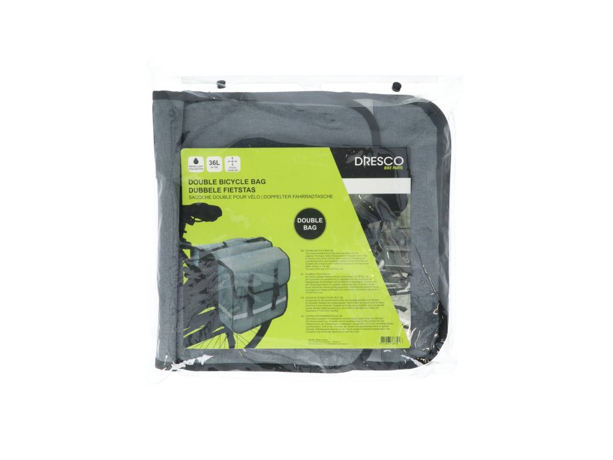 Dresco Dubbele Fietstas 36 Liter-0