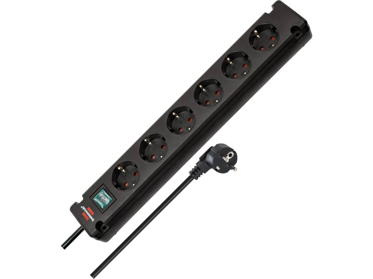 Brennenstuhl Stekkerdoos Bremounta 6-Voudig 300cm 3500W-0
