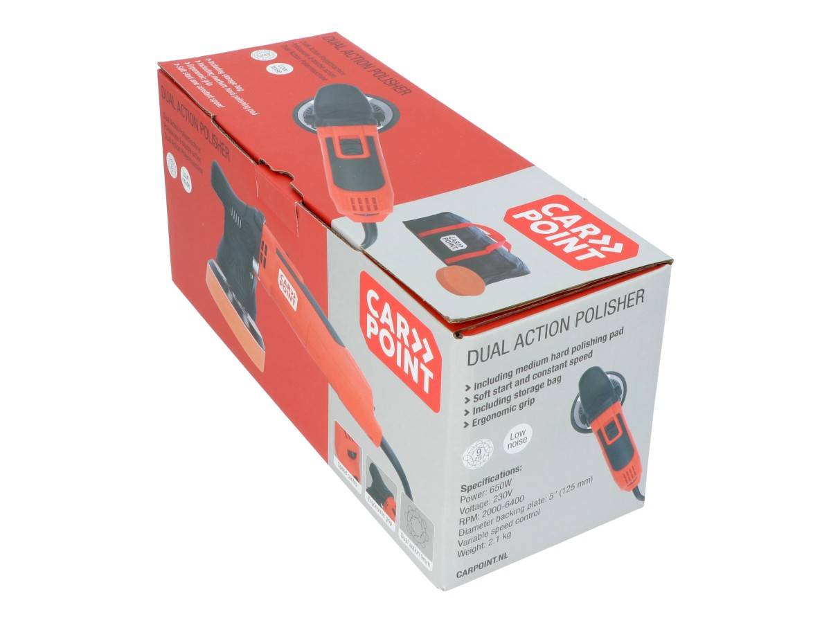 Carpoint Dual Action Polijstmachine 650W-0