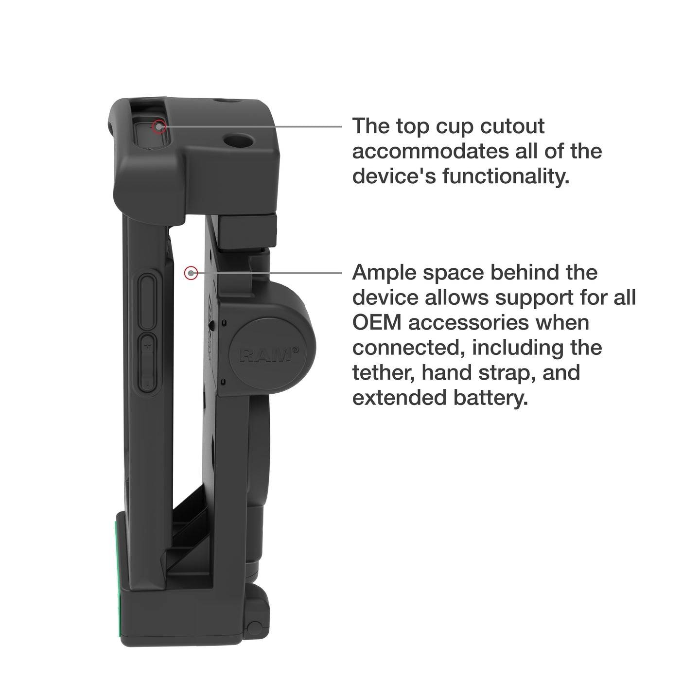 RAM Mounts GDS Charging Dock, 298 g, USB-C-1