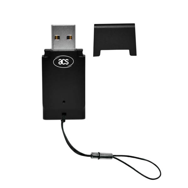 ACS ACR39T-A1 SIM-formaat contact-smartcardlezer, Heeft één contactslot voor een kaart op standaard