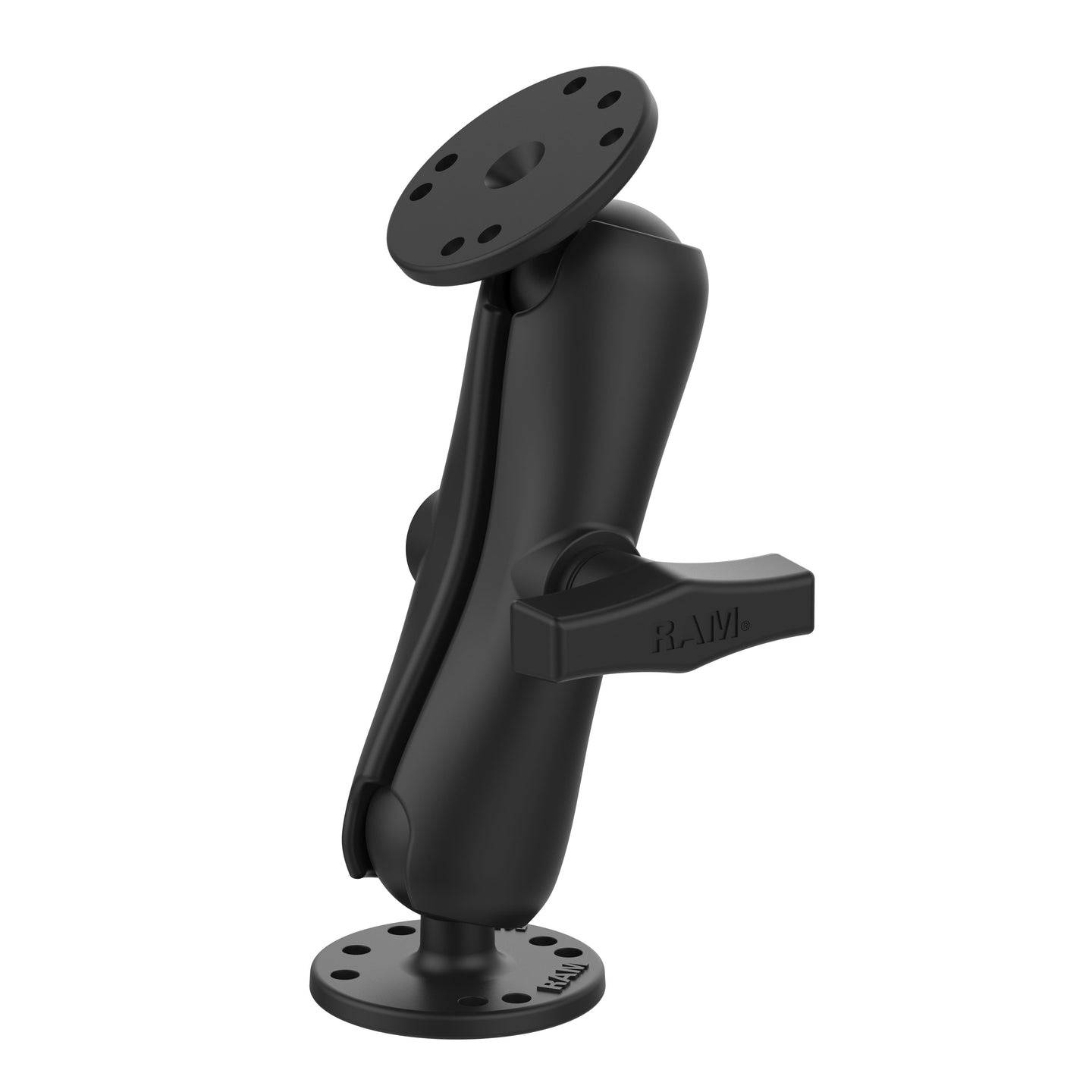 RAM Mounts Mounting Set, 518 g, 2x Round Base Plate (AMPS), Middle Link Arm-0
